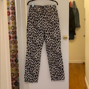 J Crew Leopard Print Tall Remi Pant